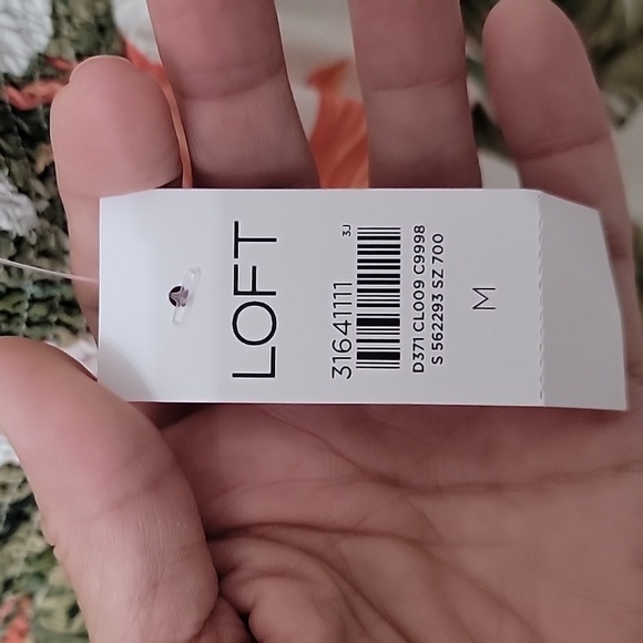 LOFT Size M Paradise Bow Strap Pajama Cami Top, NEW with Tag - Picture 4 of 13